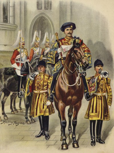 Proclamatie van George V als koning van Engeland, 1910 door Henry Payne